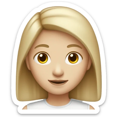 pale-skinned-girl-with-light-brune-hair sticker