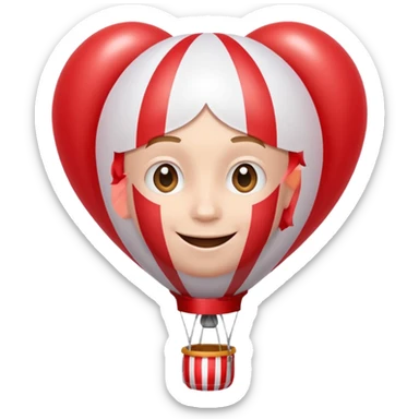 Periodic Table He is Helium in a Balloon sticker