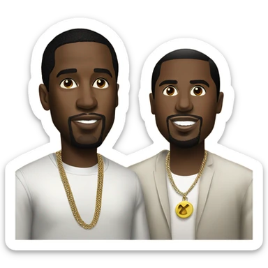 P diddy and meek mill sticker