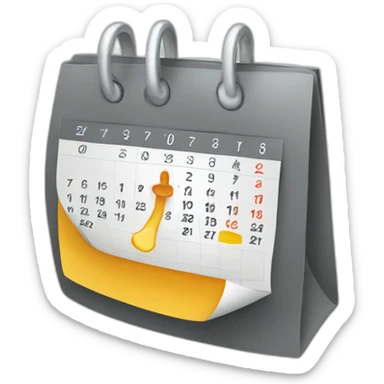 calendar-with-0-date sticker