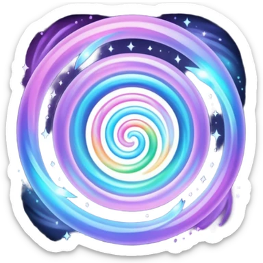magical portal sticker