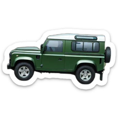 Land Rover defender sticker