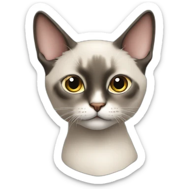  siamois un peu gros sticker