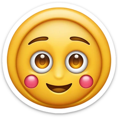 Haz un emoji con q este cansado q tenga ojeras, pero a este feliz así ☺️ pero que se le note  cara de cansancio sticker