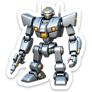 A Japanese mech sticker
