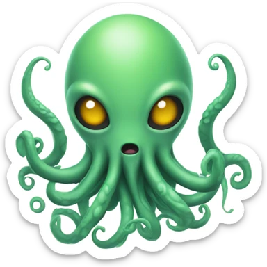 an alien with tentacles, "Fermi Owner" in the background sticker