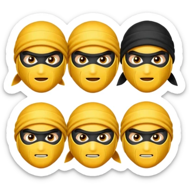 lo emojis de ninja deben estar relacionados con un signo zodiacal sticker