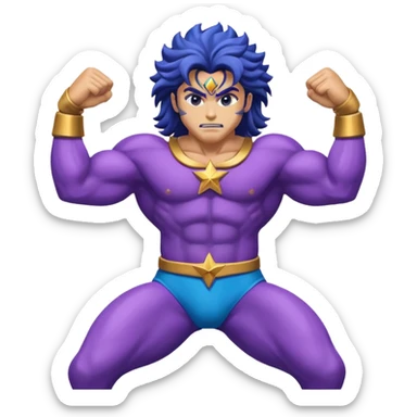 J’aimerais que tu me crées un emoji sur star Platinum dans jojo bizarre Adventure sticker
