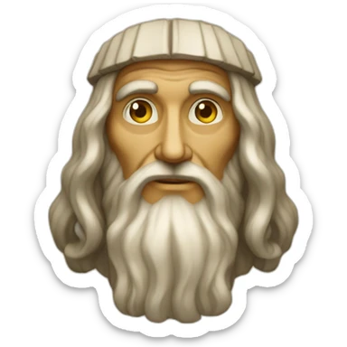 Leonardo Davinci sticker