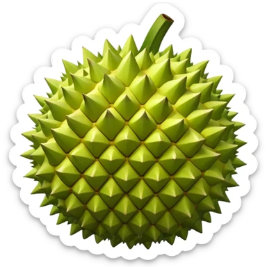 Emoji durian sticker