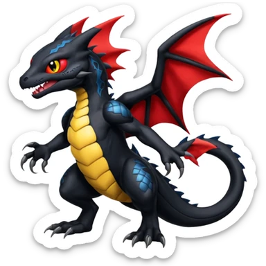 Venom-Stitch-Zekrom-Salandit-Sneasel-fusion, full body sticker