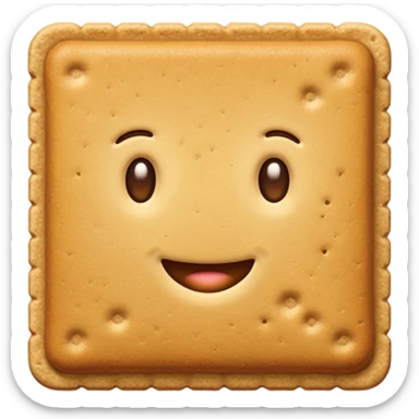 Graham cracker sticker