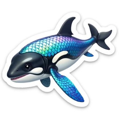 orca mixed with camelion sticker