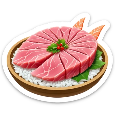 light pink sashimi 1 piece  sticker