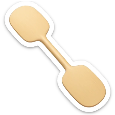 Two overlapping paddles crossed together sticker