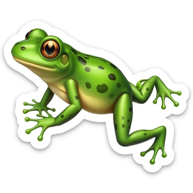 sapo saltando  sticker