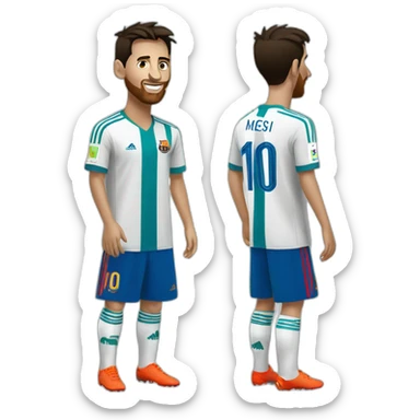 Messi Algerian  sticker