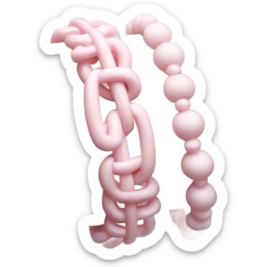 light pink bracelets sticker