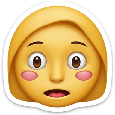 Un emoji normal comme lui😶 mais qui fait un side eye sticker