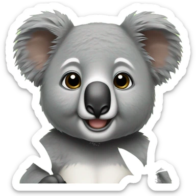 Koalas not allowed  sticker