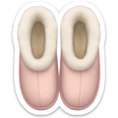 UGG slippers light pink sticker