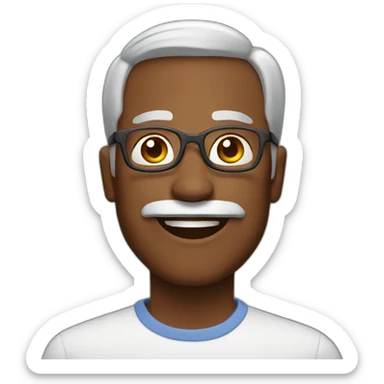 55 year old birthday sticker