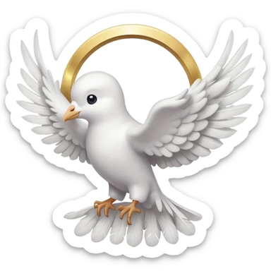 holy gost dove sticker