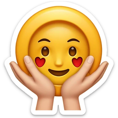 Peux tu mettre cette emojis 🤗 mais à la place des mains mettre cette emojis 🖕  sticker