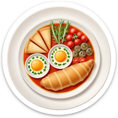 french dishes sticker