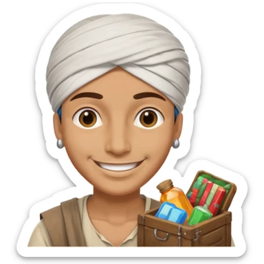 Desert Trader, with trading items sticker