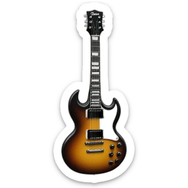 GIBSON SG STANDARD NERA sticker