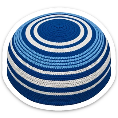 a jewish kippah sticker
