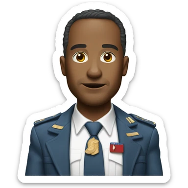 lieutenant dan wheelchair from Forrest Gump movie sticker