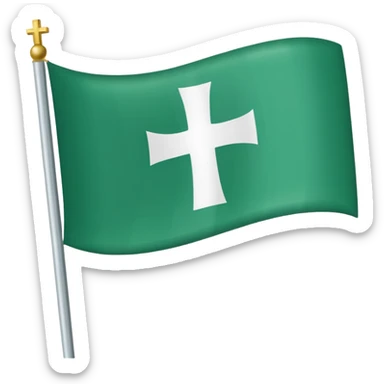 A savoy flag sticker