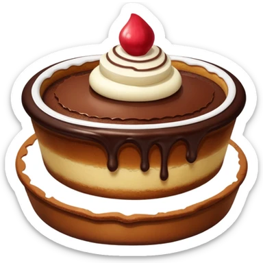 chocolate dutch baby sticker