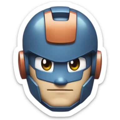 Old mega man sticker