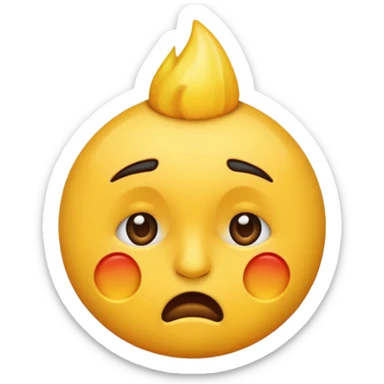 upset but still celebrating  sticker