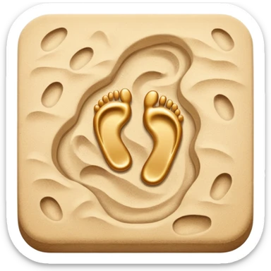 footsteps sticker