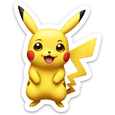 Pikachu sticker