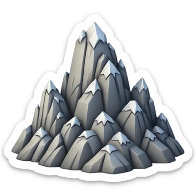 limestone mountain sticker