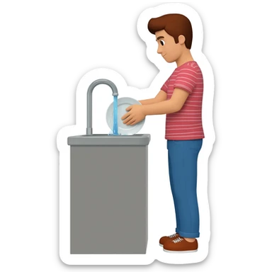 do the washing up sticker