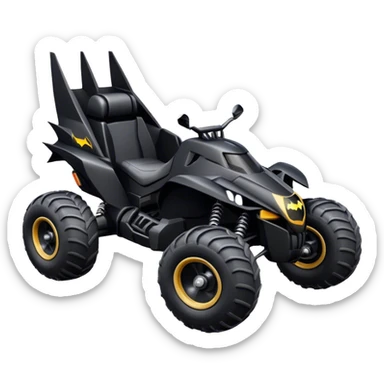 batmobile atv raptor 700 sticker