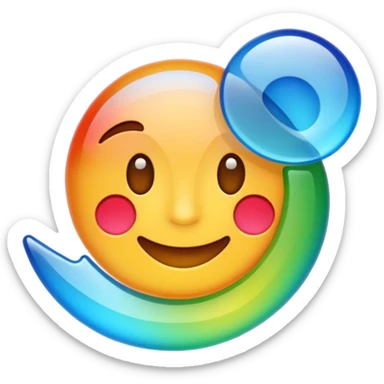 Plastic pic  sticker