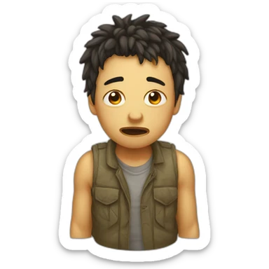 Oblicchya streams tears sticker