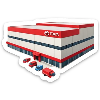 redtoyota Distribution centre sticker