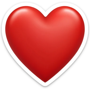 An heart ❤️ with a S write sticker