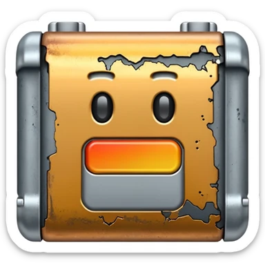  battery with no energy sticker