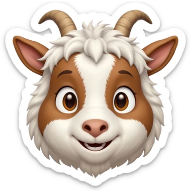 Lupe (goat) from the Ferdinand Disney movie sticker