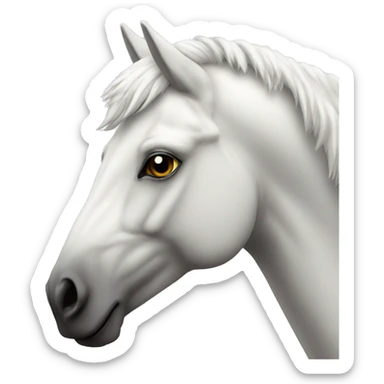 Pegaso blanco sticker