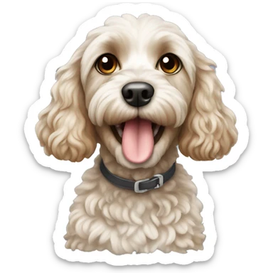 cockapoo dog sticker